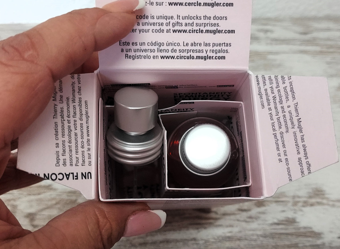 Womanity Thierry Mugler EDP (eau de parfum) 80ml. Eco Refill Bottle.