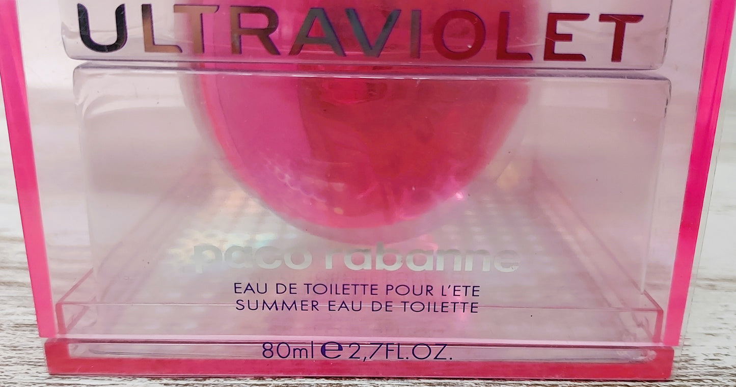 Ultraviolet Fluoressence Paco Rabbane EDT (eau de toilette) 80ml. Vintage rare.