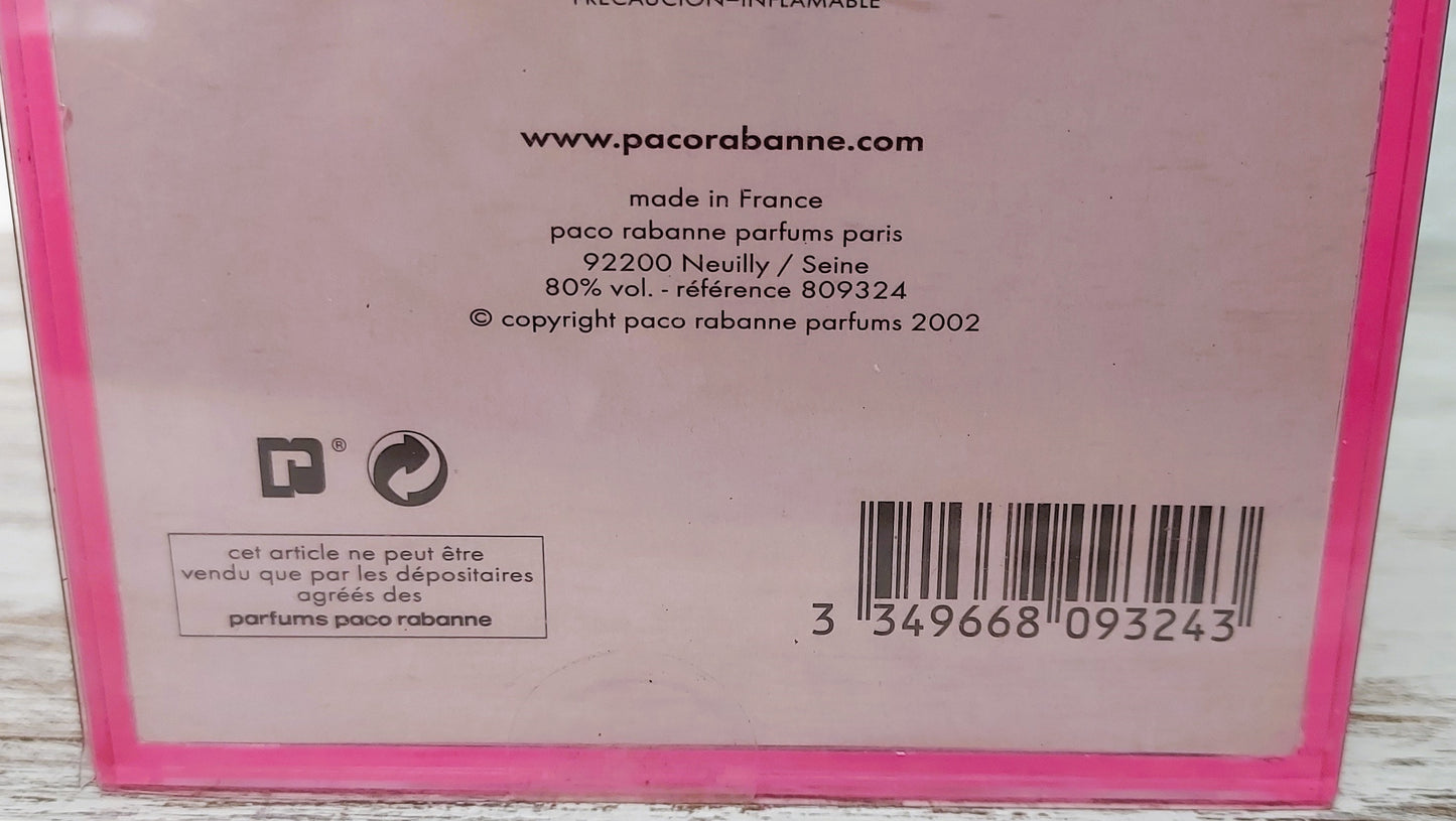 Ultraviolet Fluoressence Paco Rabbane EDT (eau de toilette) 80ml. Vintage rare.