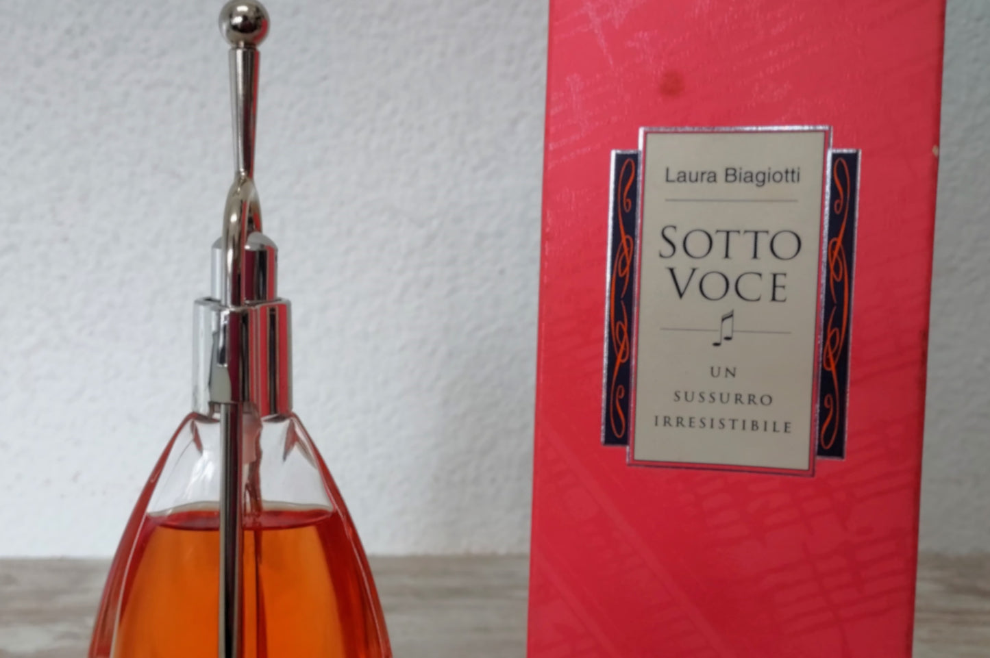 Sotto Voce Laura Biagiotti EDT (eau de toilette) 50ml. Discontinued vintage.