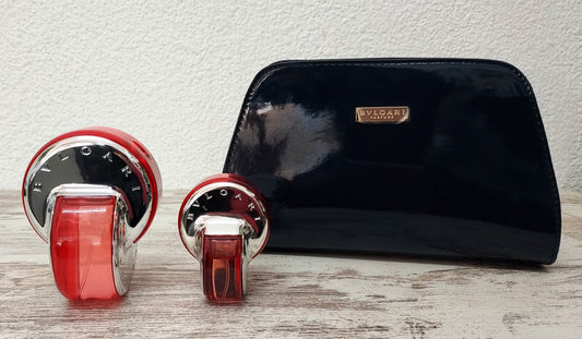Omnia Coral Bvlgari EDT (eau de toilette) 65ml + EDT 15ml + Toiletry bag. Discontinued.