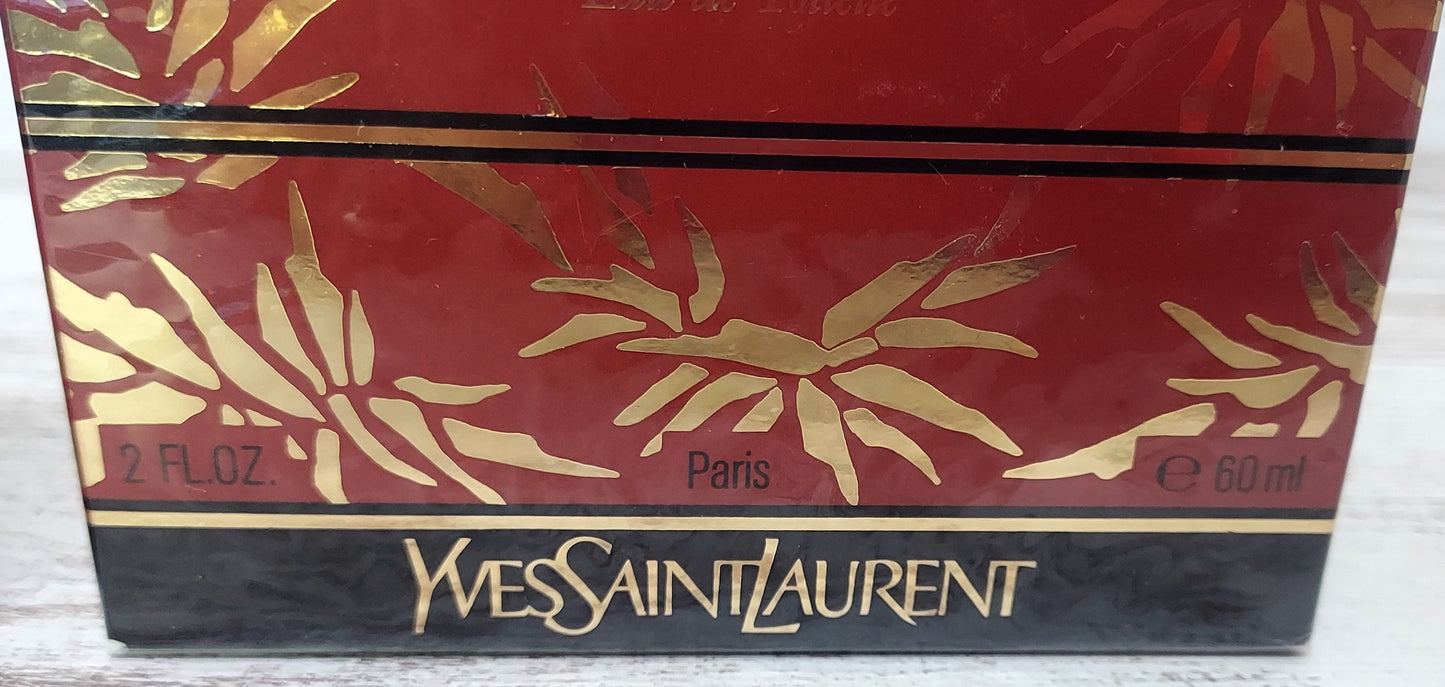 Opium YSL, Yves Saint Laurent EDT (eau de toilette SPLASH) 60ml. Vintage 80's.
