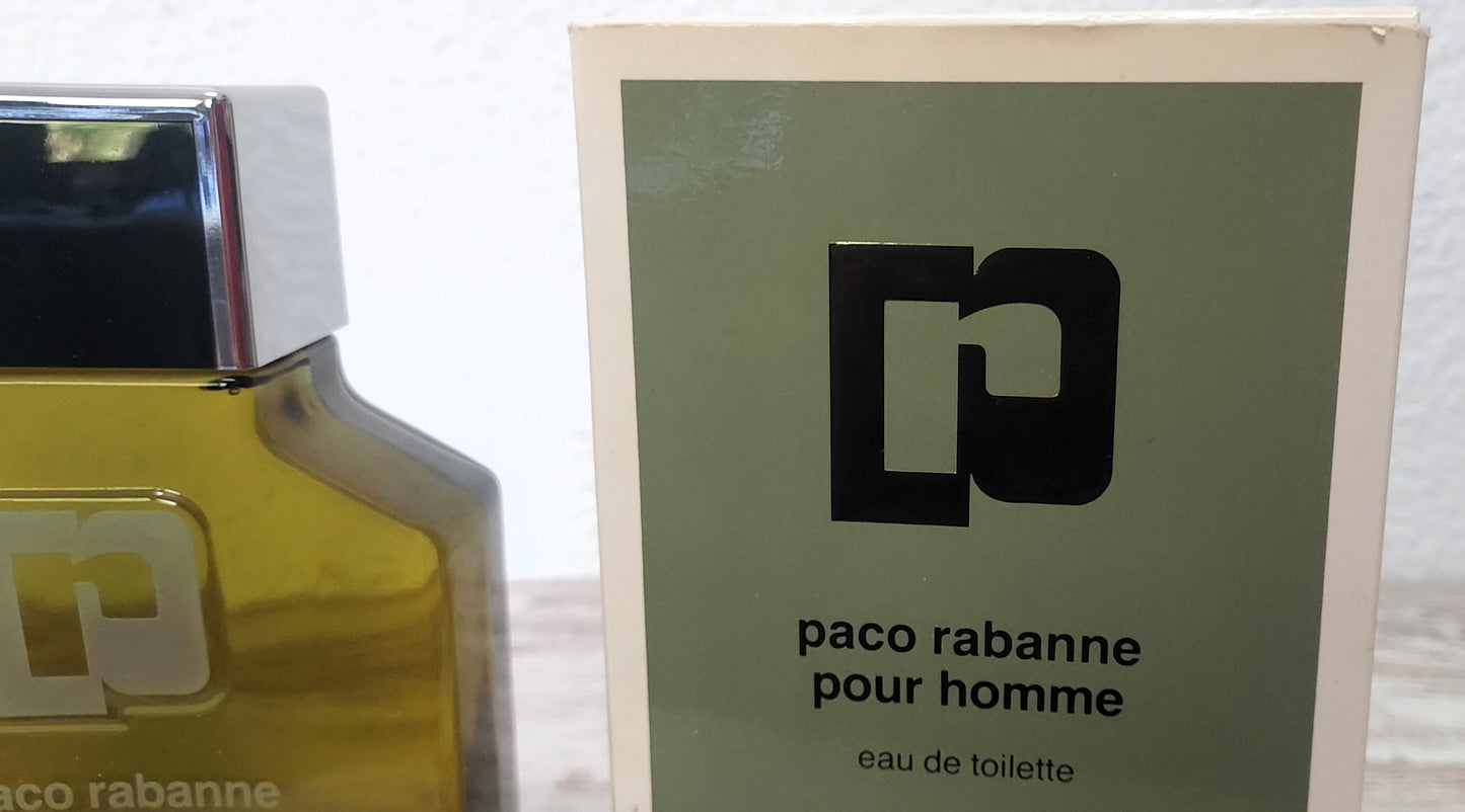 Paco Rabanne pour Homme EDT (eau de toilette SPLASH) 240ml. Vintage 1989.