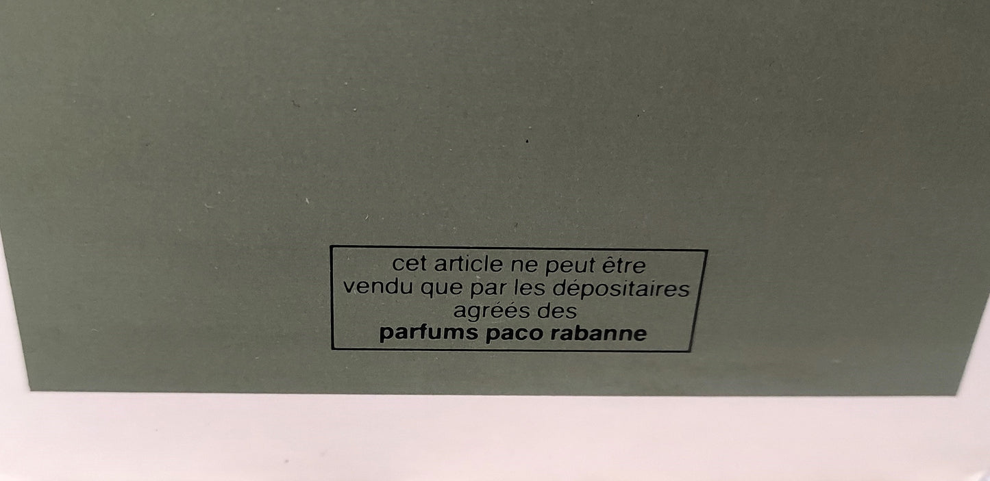 Paco Rabanne pour Homme EDT (eau de toilette SPLASH) 240ml. Vintage 1989.