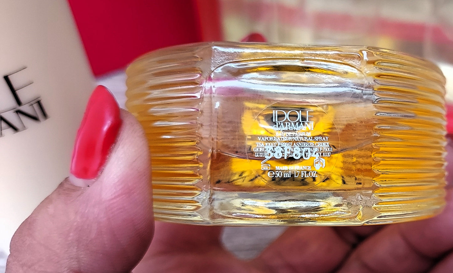 Idole Armani EDP (eau de parfum) 50ml + Body Lotion 200ml. Discontinued vintage formula.