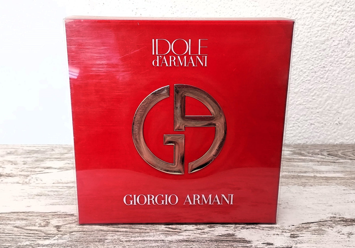 Idole Armani EDP (eau de parfum) 50ml + Body Lotion 200ml. Discontinued vintage formula.