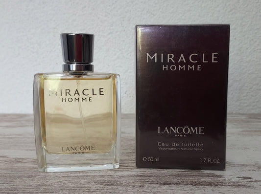 Miracle Homme Lancome EDT (eau de toilette) 50ml. Discontinued vintage.