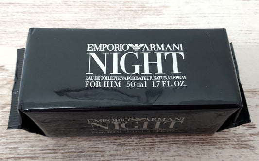 Emporio Night for Him Armani EDT (eau de toilette) 50ml. Discontinued vintage.