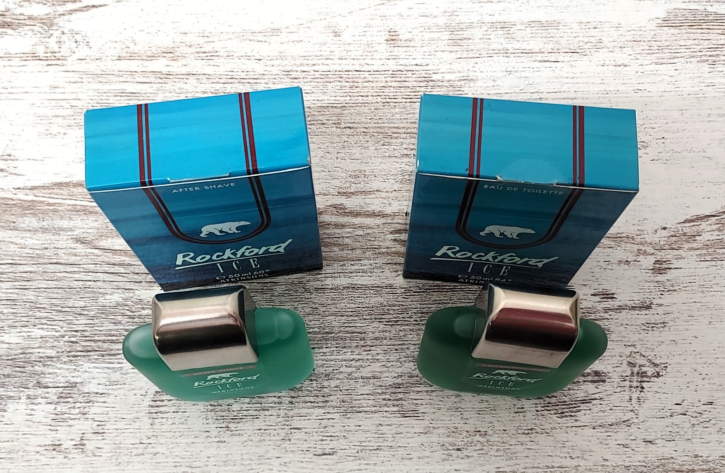 Rockford Ice Atkinsons EDT 50ml + After Shave 50ml. Ausgelaufener Vintage-Duft.