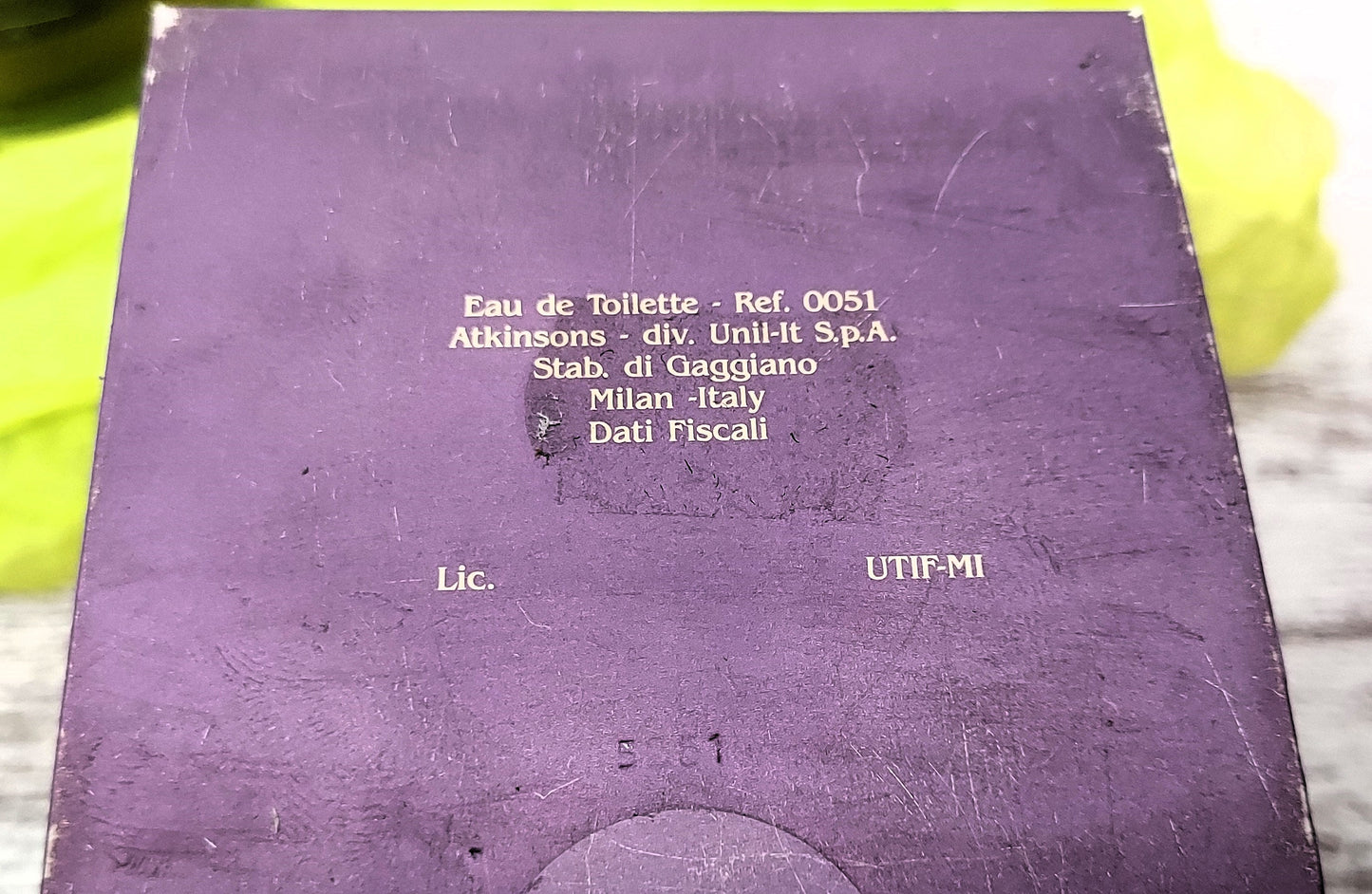 Jais Atkinsons EDT (eau de toilette SPLASH) 75ml. Discontinued vintage 90's.