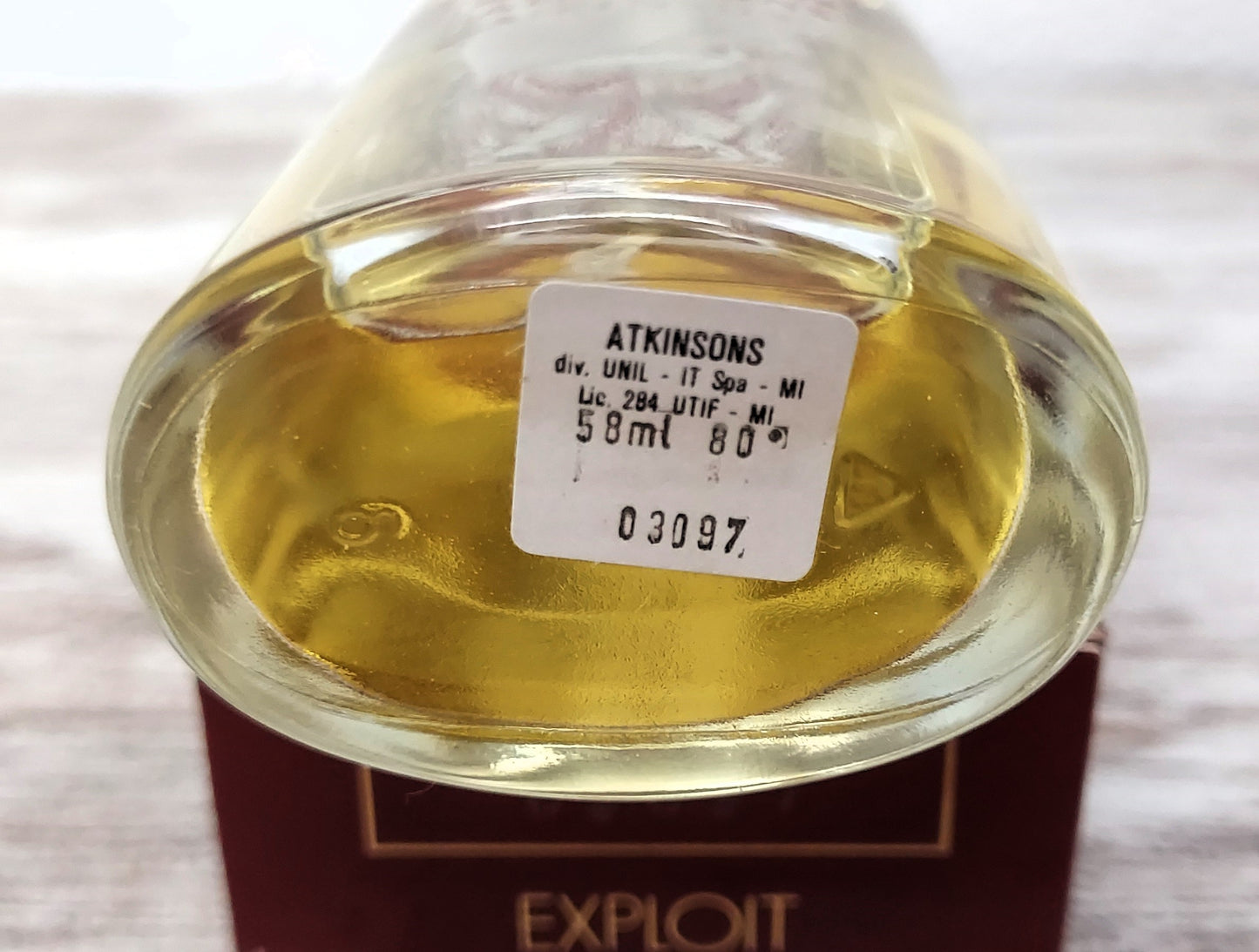 Exploit Atkinsons EDT (eau de toilette) 55ml. Discontinued vintage.