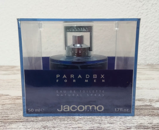Paradox for Men Jacomo EDT (eau de toilette) 50ml. Discontinued vintage rare.