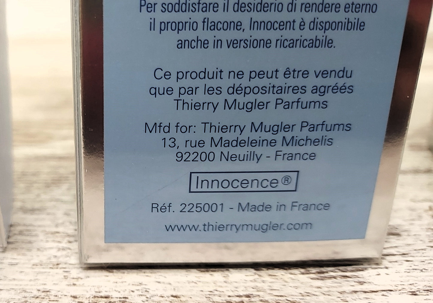 Innocent Thierry Mugler EDP (eau de parfum) 15ml. Discontinued vintage rare.