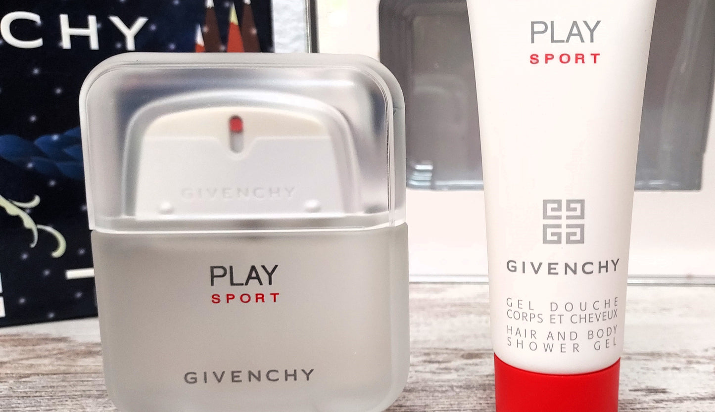 Givenchy Play Sport EDT (eau de toilette) 50ml + Shower Gel 75ml. Discontinued.