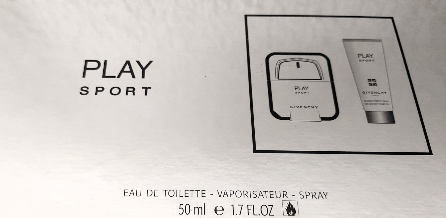 Givenchy Play Sport EDT (eau de toilette) 50ml + Shower Gel 75ml. Discontinued.