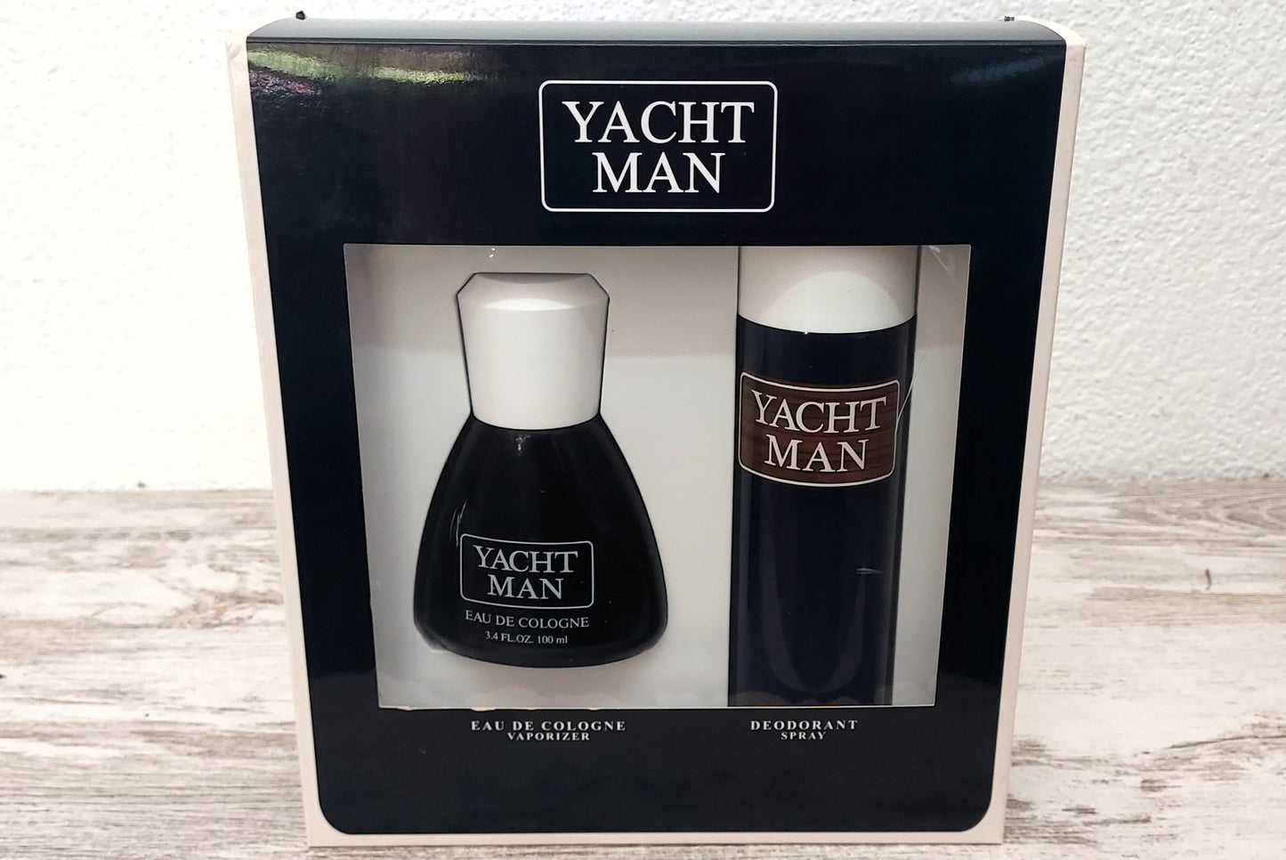 Yacht Man Mas Cosmetics EDC eau de cologne Spray) 100ml + Deo Spray 250ml. Rare