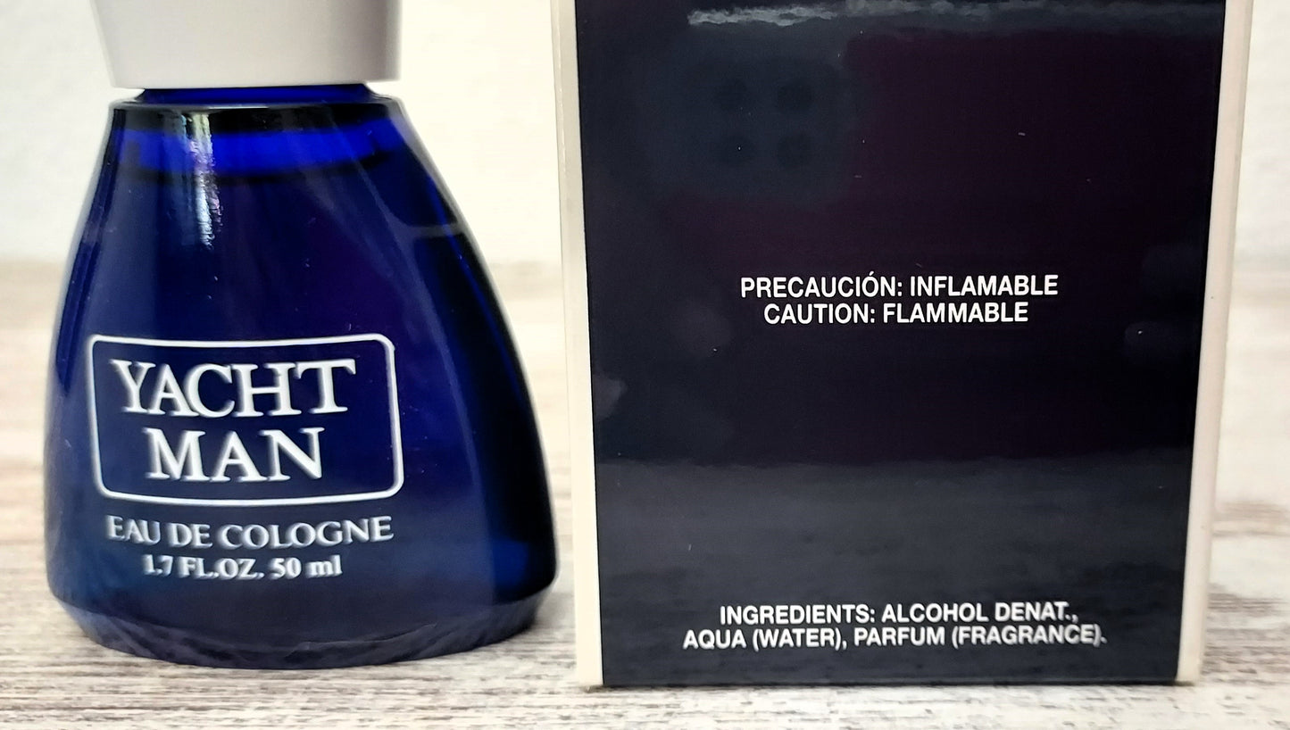 Yacht Man Mas Cosmetics EDC (eau de cologne SPLASH) 50ml. Discontinued vintage.