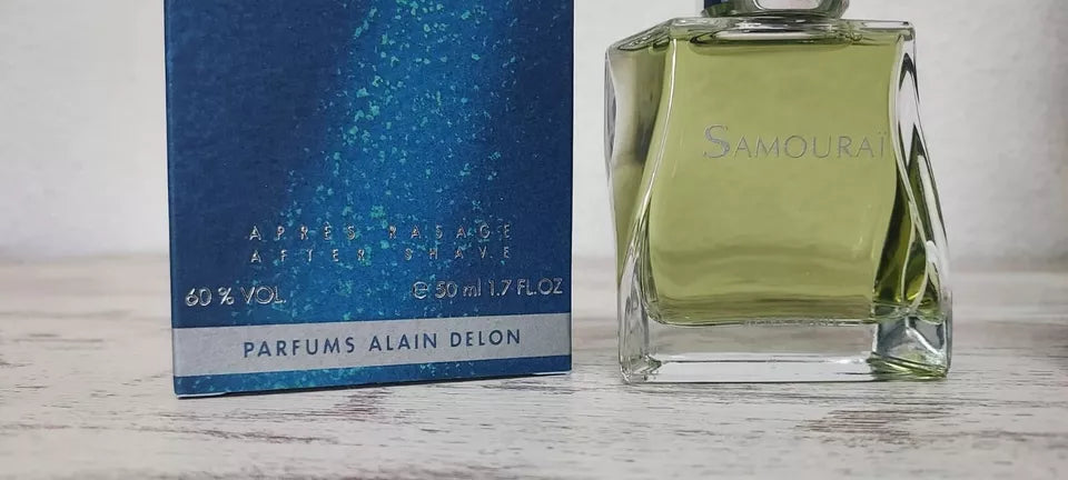 Samourai Alain Delon EDT SPLASH 50ml + After Shave SPLASH 50ml. Vintage rare.