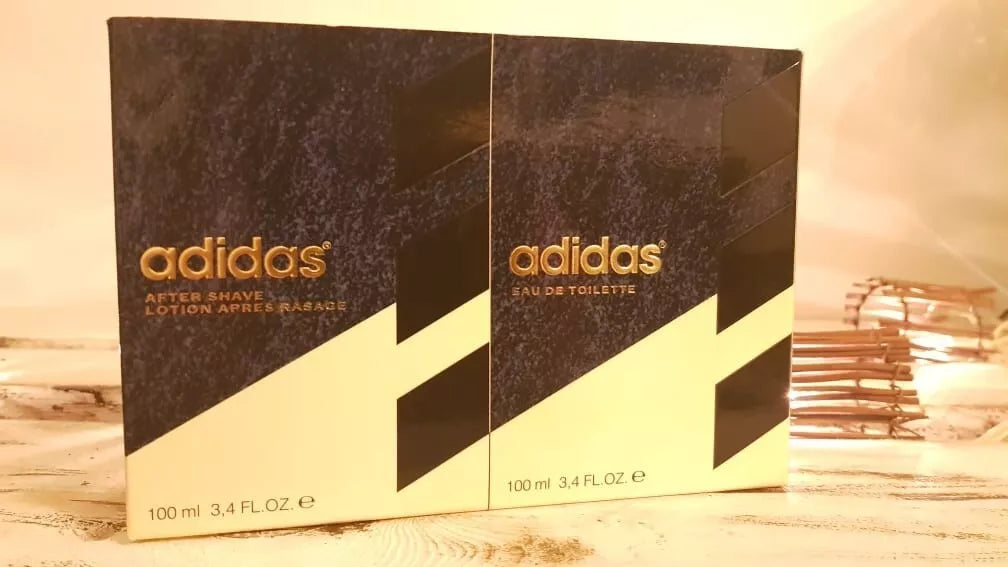 Adidas Classic Blue for Man EDT SPLASH 100ml + After Shave SPLASH 100ml. Vintage.