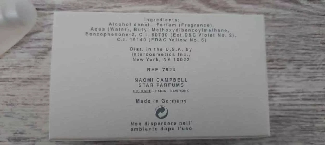 Naomagic Naomi Campbell EDT (eau de toilette) 30ml. Discontinued vintage