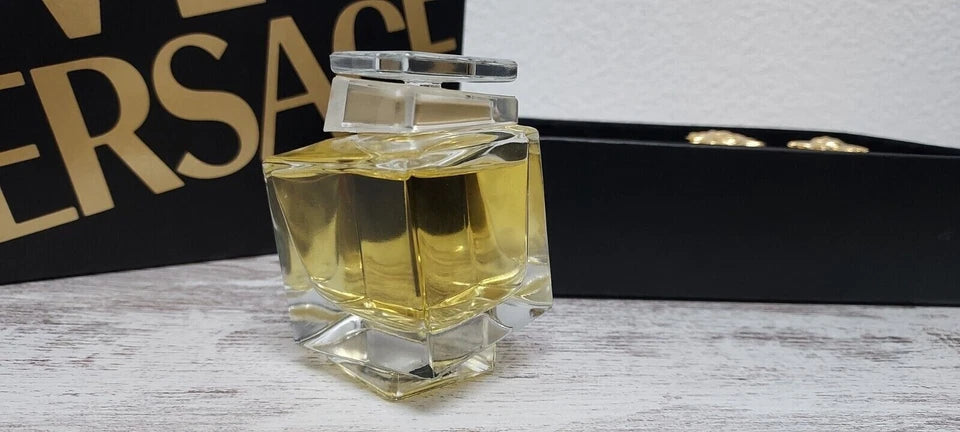V'e Versace EDP (eau de parfum SPLASH) 50ml + Earrings / Pendientes. Vintage.