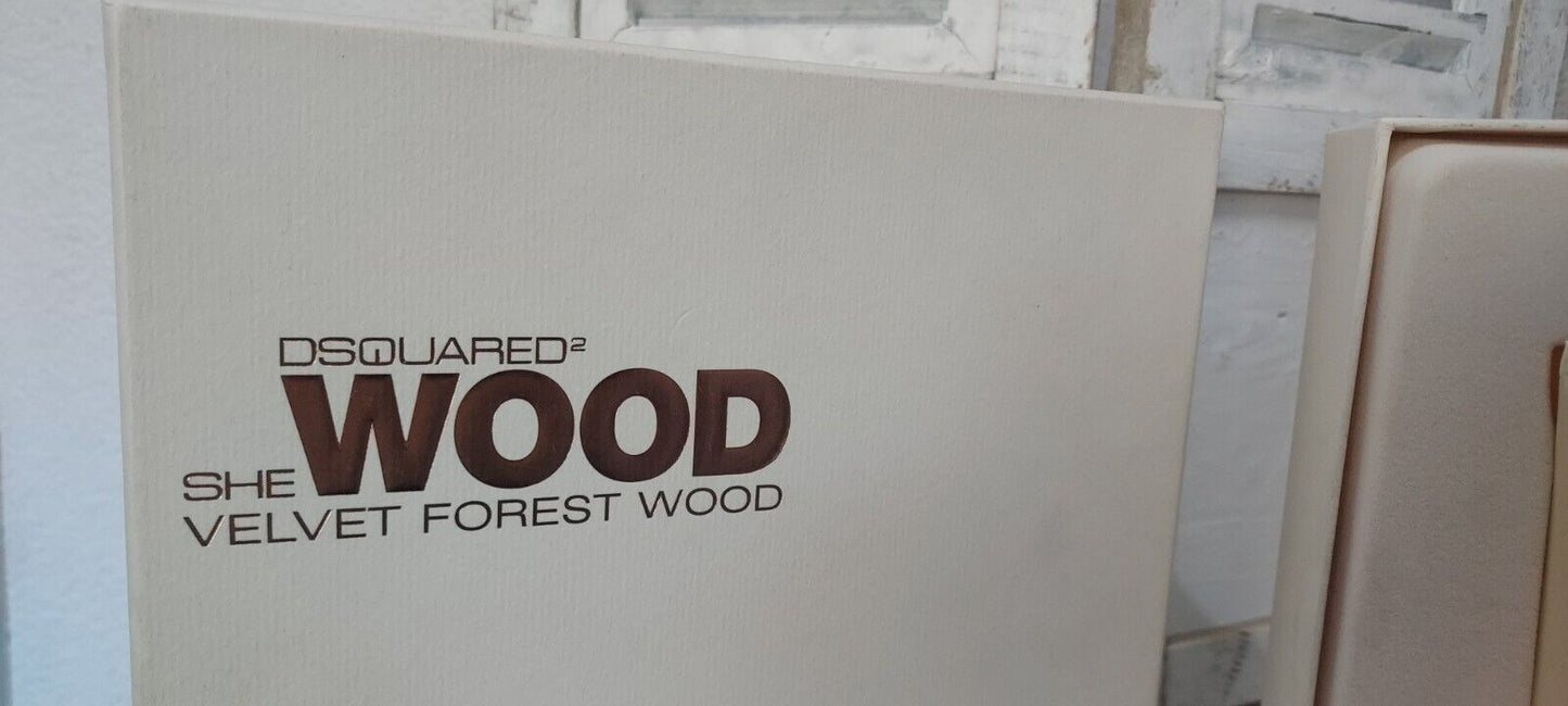 She Wood Velvet Forest Wood Dsquared2 EDP 50ml + Shower Gel 100ml. Discontinued.