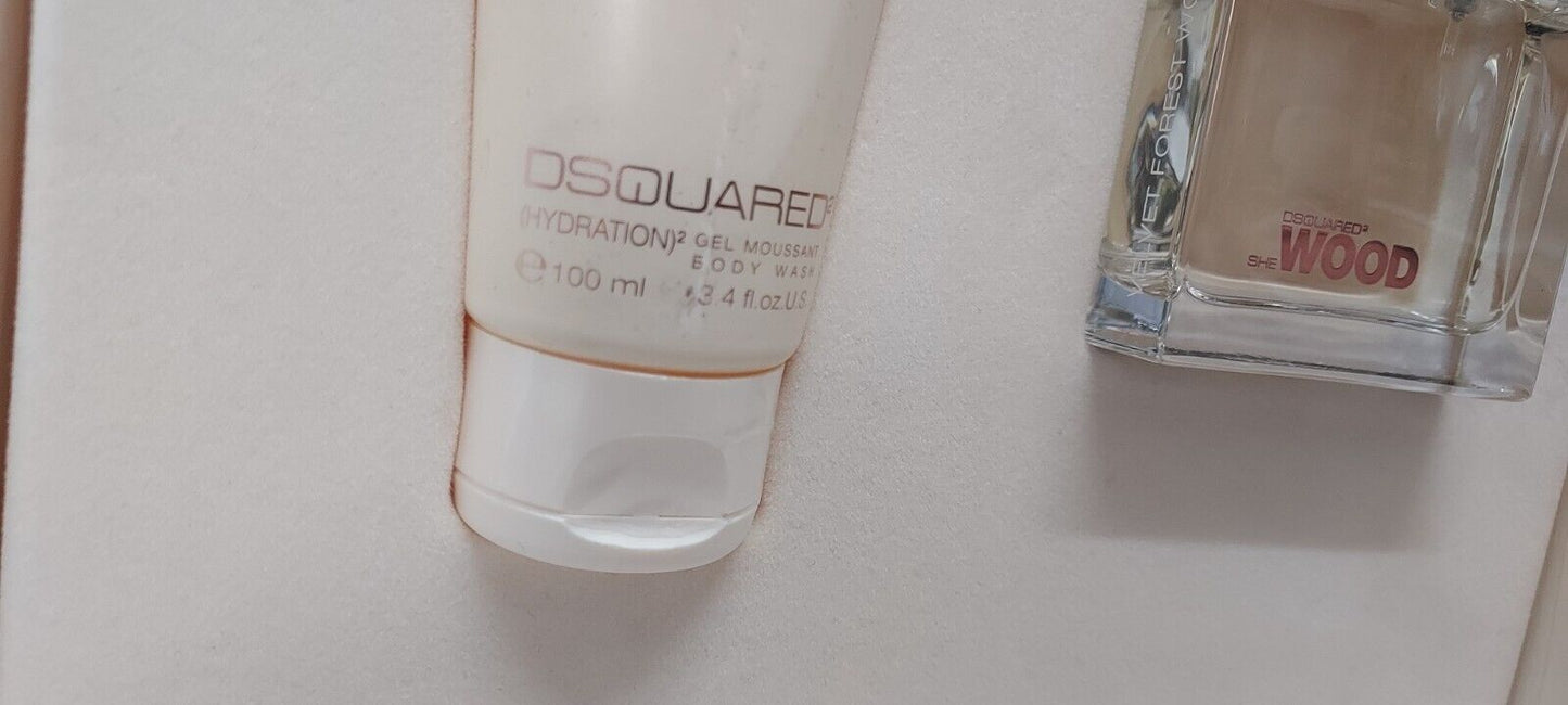She Wood Velvet Forest Wood Dsquared2 EDP 50ml + Shower Gel 100ml. Discontinued.