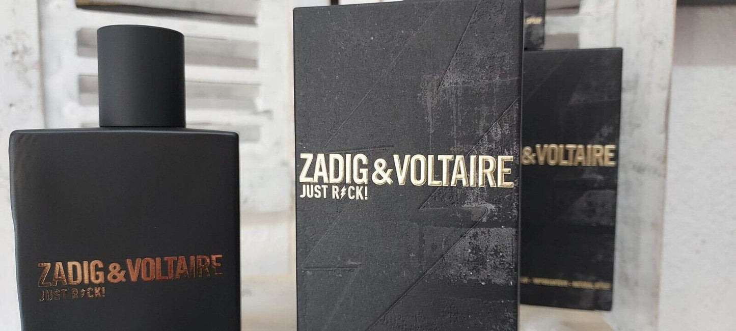 Just Rock! For Him Zadig & Voltaire EDT (eau de toilette) 50ml. Discontinued.