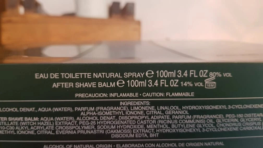 Brave Agua Brava Puig EDT 100ml + After Shave Balm 100ml. Discontinued vintage.