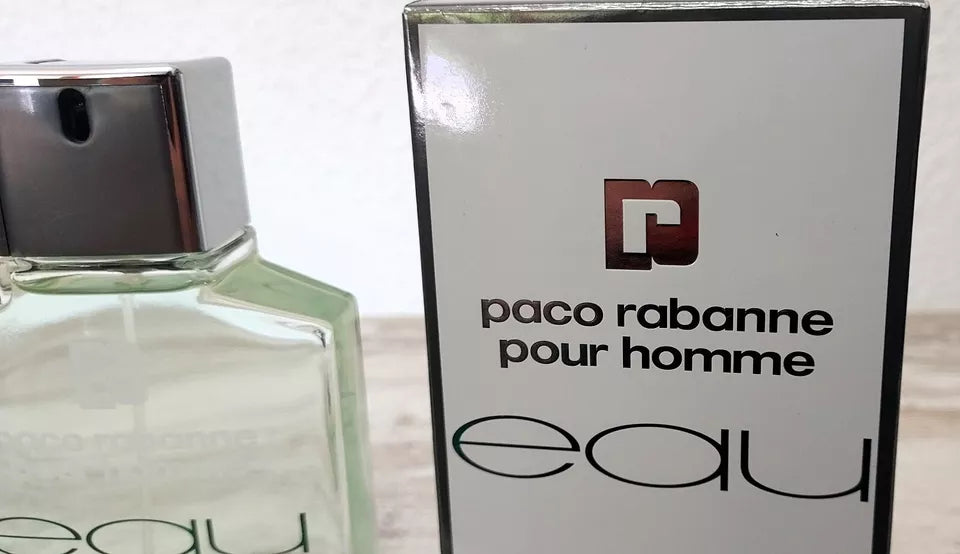 Paco Rabanne EAU pour Homme EDT (eau de toilette) 100ml. Discontinued vintage.