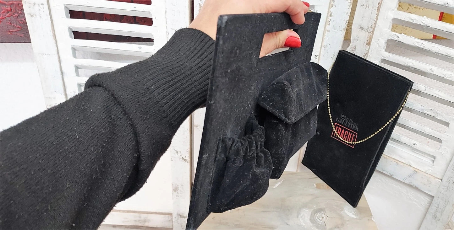 Fragile Gaultier EDP 50ml + Shimmering Body Oil 100ml + Black Velvet Bags.