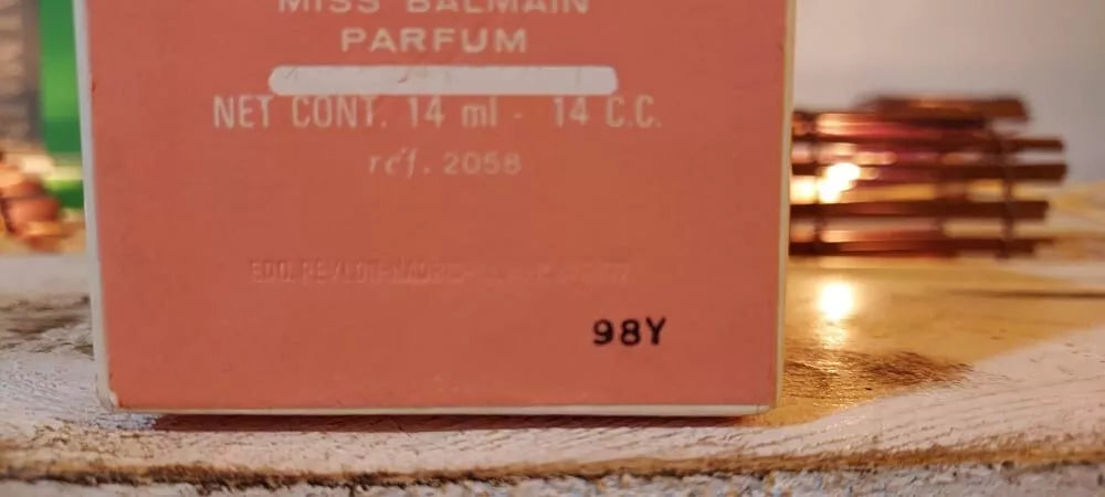 Miss Balmain Pierre Balmain PURE PARFUM 14ml. Vintage extremely rare. New.