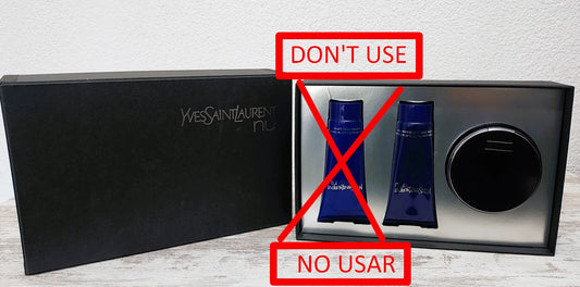 NU YSL, Yves Saint Laurent EDP 50ml + Shower Gel 75 ml. Body lotion (do not use).