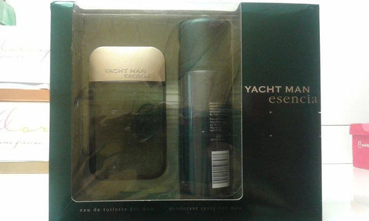 Yacht man Esencia Myrurgia EDT 100ml. SPLASH + DEO SPRAY 200ml. Vintage.
