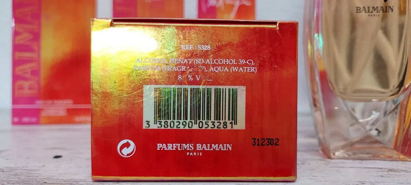 Balmya Balmain EDT (eau de toilette) 100 ml. Discontinued vintage extremely rare.
