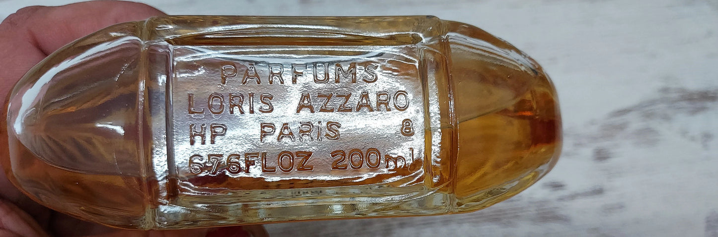 Azzaro 9 Loris Azzaro EDT (eau de toilette SPLASH) 200ml + Toiletry Bag. Vintage.