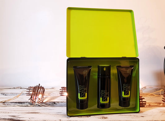 U Black for Men Adolfo Dominguez EDT 75ml + After Shave 100ml + Gel 100ml.