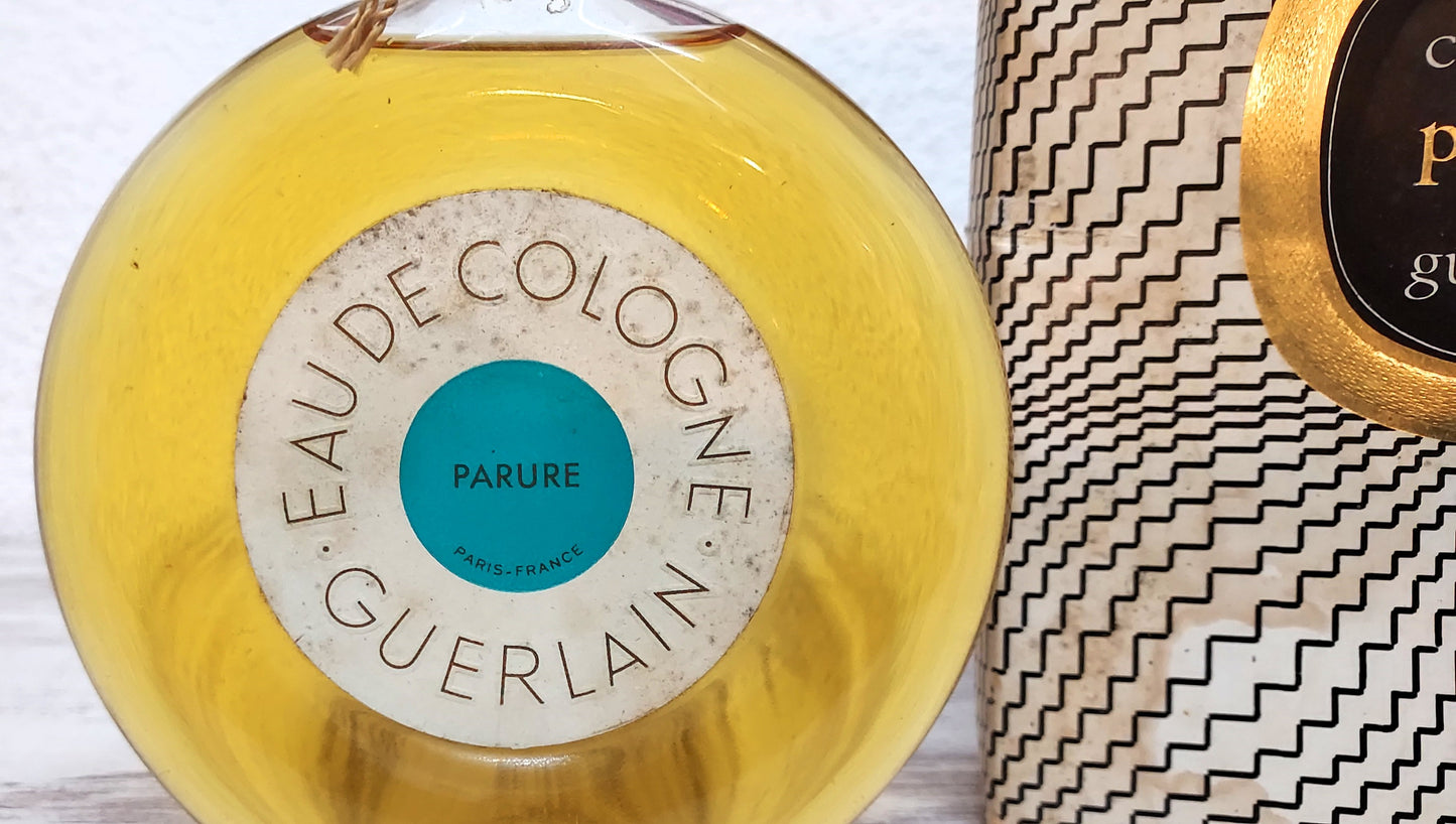 Parure Guerlain EDC (eau de cologne SPLASH) SIZE: 18cm x 12cm Extremely rare.