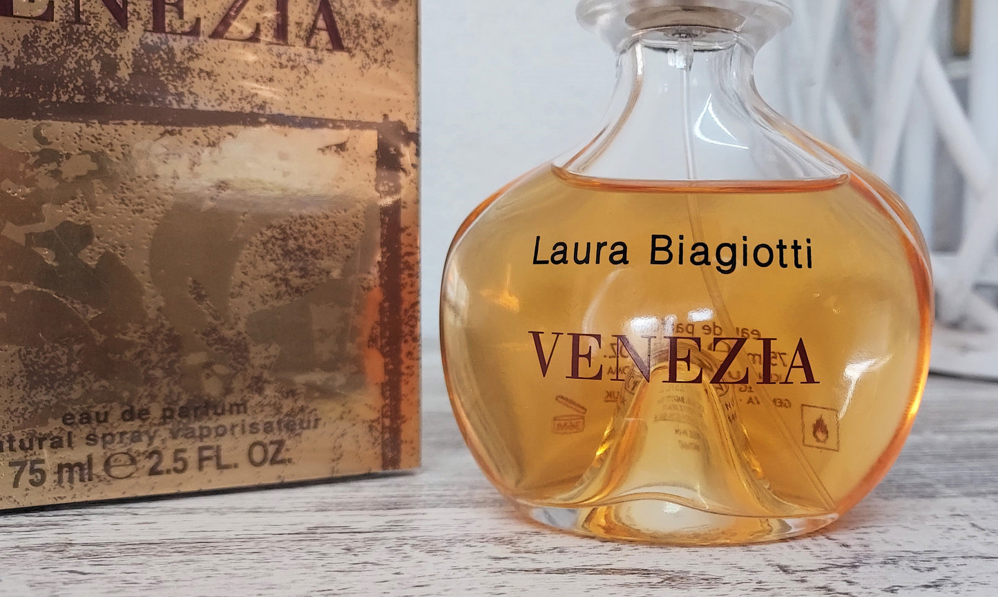 Venezia Laura Biagiotti EDP (eau de parfum) 75ml. Discontinued extremely rare.