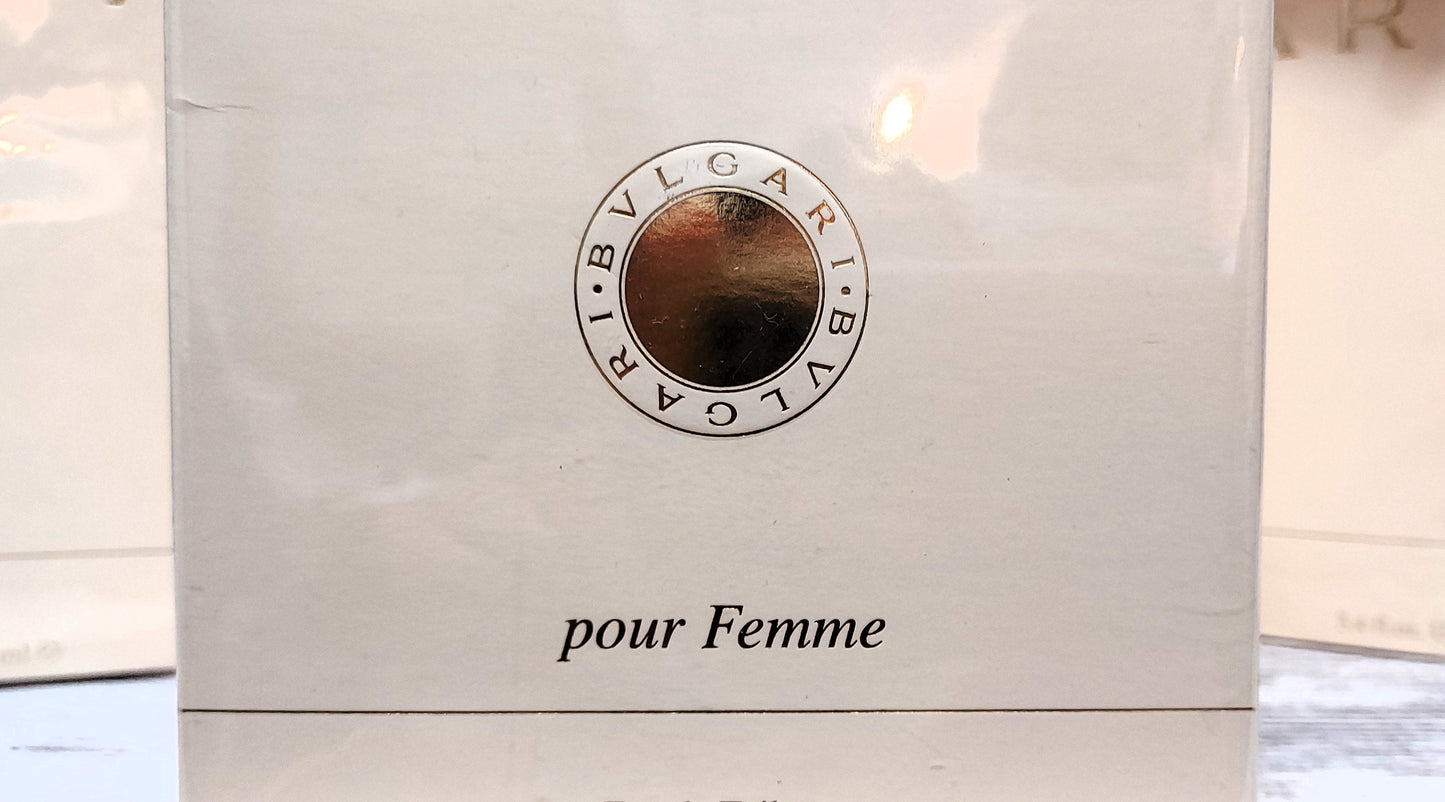 Bvlgari pour Femme EDT (eau de toilette) 50ml. Vintage and extremely rare item.