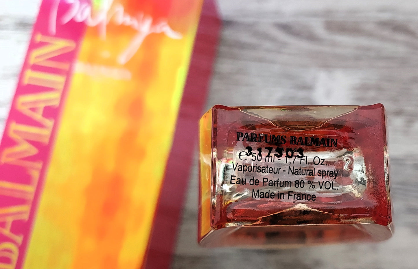 Balmya Balmain EDP (eau de parfum) 50 ml. Discontinued vintage extremely rare.