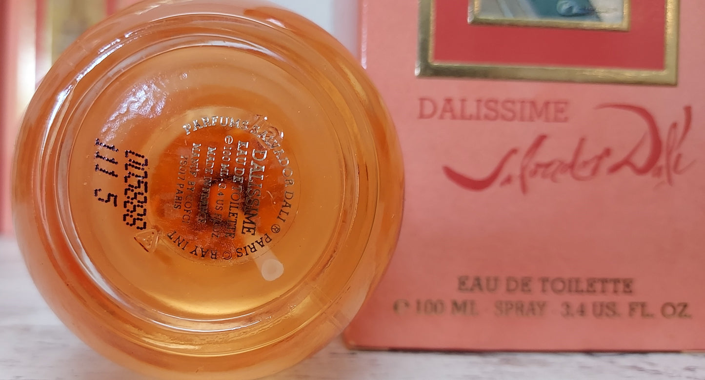 Dalissime Salvador Dali EDT (eau de toilette) 100ml. Discontinued vintage formula.