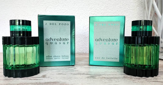 Quasar Adventure Jesus del Pozo EDT 75ml + After Shave 75ml. Discontinued rare.