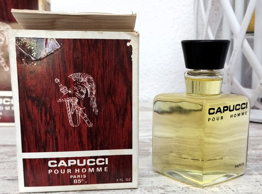 Capucci pour Homme EDT (eau de toilette SPLASH) 59ml Vintage extremely rare 60's.