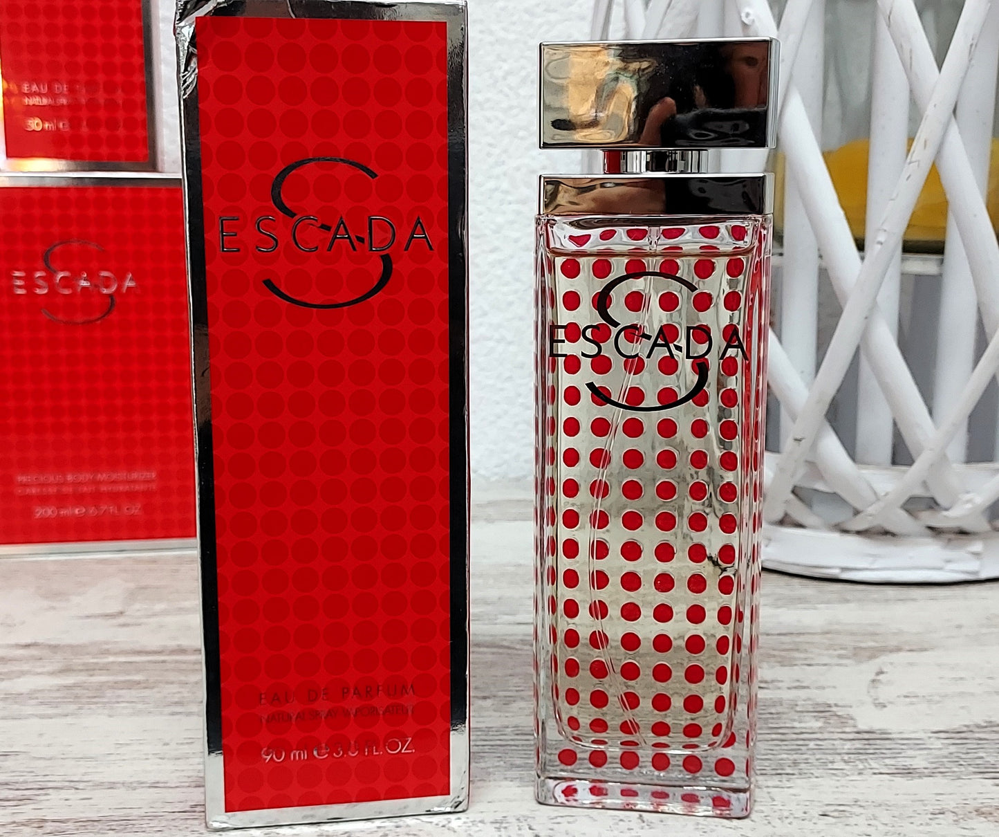 Escada S EDP (eau de parfum) 90ml. Discontinued vintage. SCANNON.