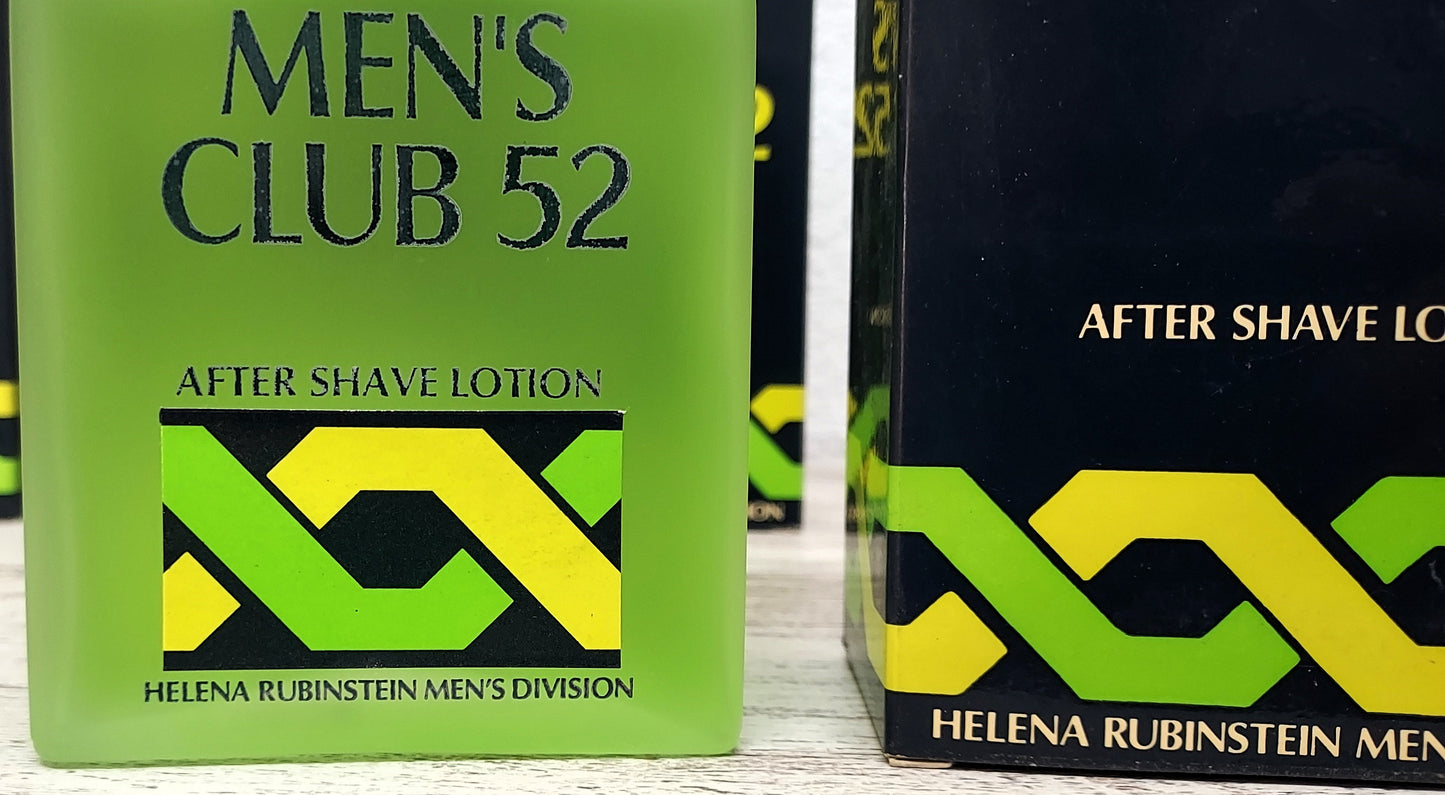Men's Club 52 Helena Rubinstein AFTER SHAVE LOTION SPLASH 220ml. Discontiued.