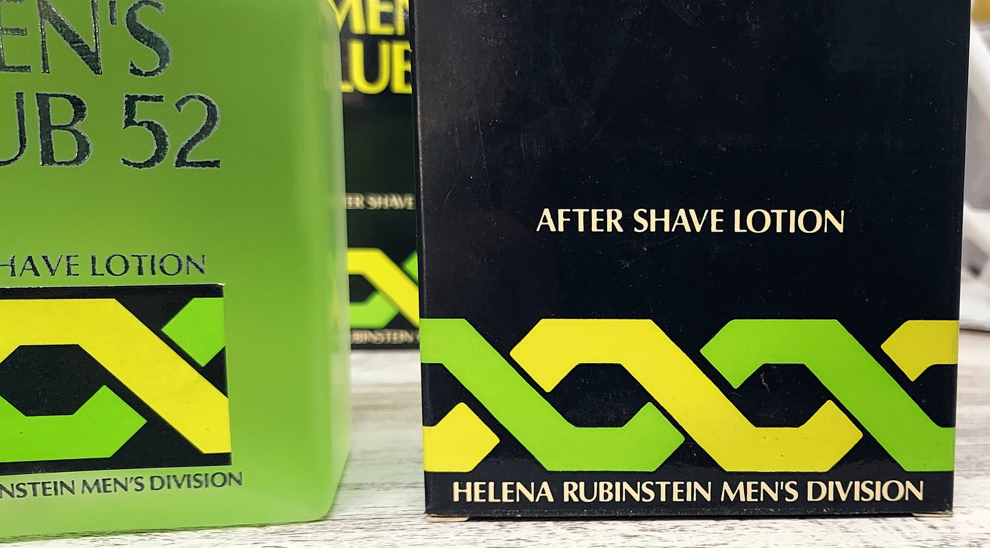 Men's Club 52 Helena Rubinstein AFTER SHAVE LOTION SPLASH 220ml. Discontiued.