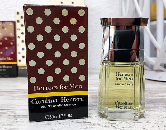 Herrera for Men Carolina Herrera EDT SPLASH 50ml. Vintage original formula.