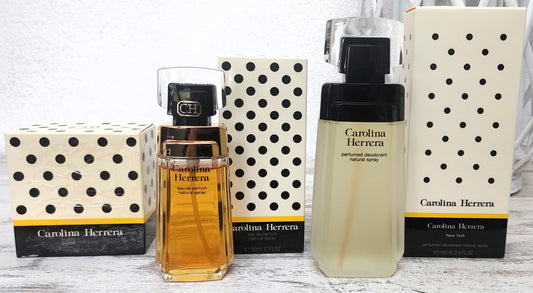 Carolina Herrera Classic EDP 50ml (Used) + Deo 100ml + Soap 150g. VINTAGE.