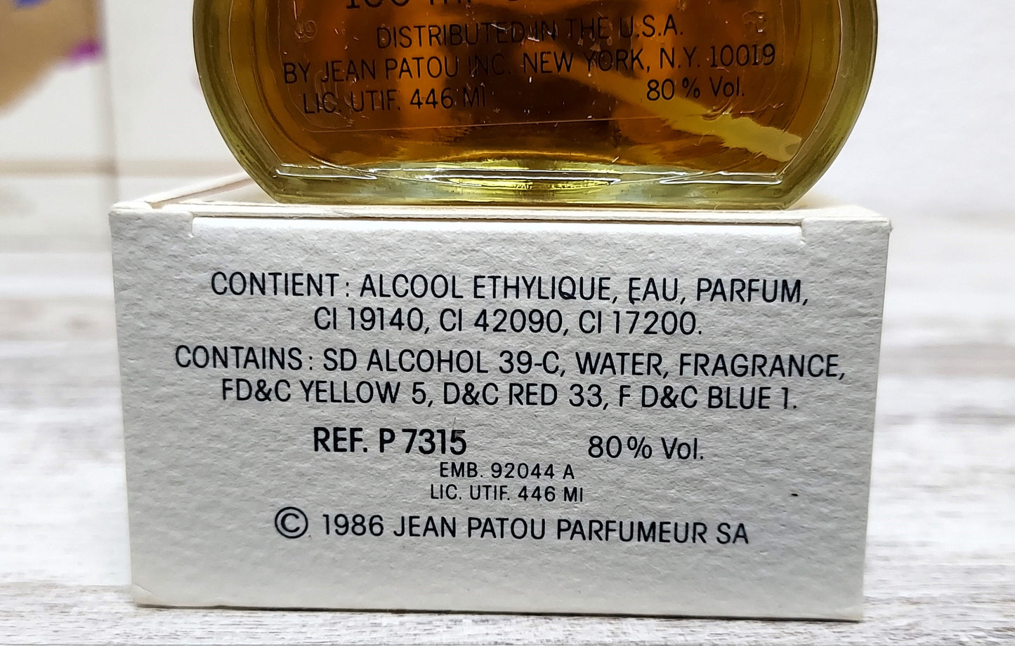 Ma Liberte Jean Patou EDT (eau de toilette) 100ml. Discontinued vintage.